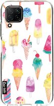 Casetastic Huawei P40 Lite Hoesje - Softcover Hoesje met Design - Ice Creams Print