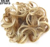 Enveloppe de Cheveux extensions de cheveux Brazilian Bun Blonde 27T613 #