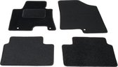 Tapis sur mesure - tissu noir - convient pour Kia Ceed 2012-2018