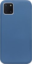 ADEL Premium Siliconen Back Cover Softcase Hoesje Geschikt voor Samsung Galaxy Note 10 Lite - Blauw