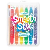 Smooth Stix Watercolor Gel Crayons & Brush - 6 PC Set