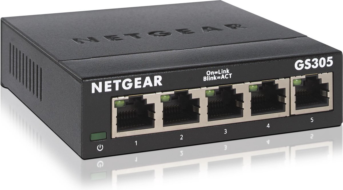 NETGEAR GS305 - Netwerk Switch - Unmanaged - 5 Poorten