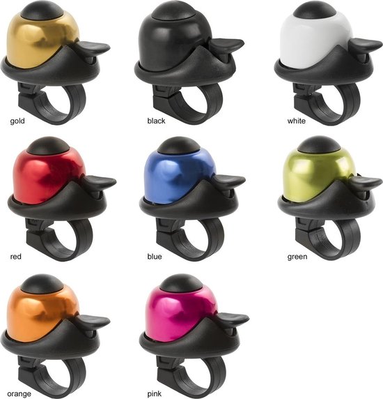 Fietsbel M-Wave Bella Design Mini ø36mm - roze — afbeelding 2