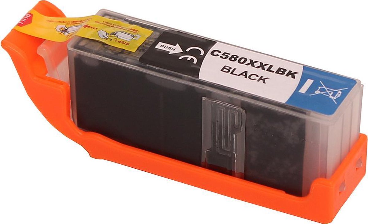 ABC huismerk inkt cartridge geschikt voor Canon 580XXL PGBK PGI-580XXL Foto zwart voor Pixma TS-6150 TS-6151 TS-8150 TS-8151 TS-8152 TS-8240 TS-8241 TS-8242 TS-8250 TS-9100 TS9120 TS9150 TS9155 TS9540 Zwart Dik