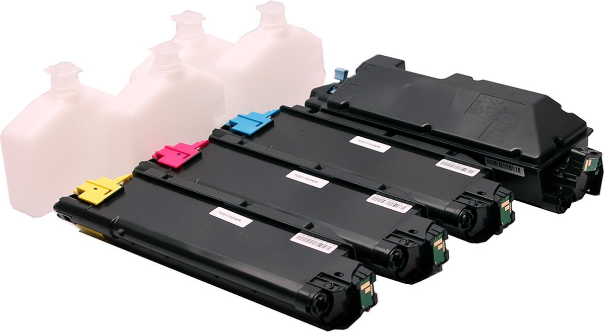 Set 4x ABC huismerk toner geschikt voor Kyocera TK-5280 voor Ecosys M6235 M6235cidn M6635 M6635cidn M6635cidnt M6635tn P6235 P6235cdn P6235cidn M 6235 P 6235 TK5280 TK-5280K TK-5280C TK-5280M TK-5280Y