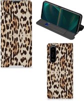 Smartphone Hoesje Sony Xperia 5 III Book Cover Leopard