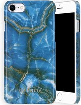 Selencia Maya Fashion Backcover iPhone SE (2022 / 2020) / 8 / 7 / 6(s) hoesje - Onyx Blue