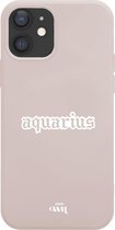 iPhone 12 Case - Aquarius (Waterman) Beige - iPhone Zodiac Case