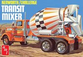 1:25 AMT 1215 Kenworth/Challenge Transit Cement Mixer Truck Plastic kit