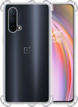OnePlus Nord CE Hoesje Siliconen Shock Proof Case Transparant - OnePlus Nord CE Hoesje Cover Extra Stevig
