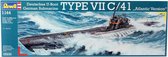1:144 Revell 05100 German Submarine TYPE VII C/41 Atlantic Version Plastic Modelbouwpakket