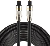 Par câble Qubix Toslink - 8 mètres - noir - câble optique audio - audio mâle vers mâle - édition Nickel - Câble optique de haute qualité!