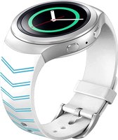 By Qubix Siliconen bandje - Samsung Gear S2 - Wit