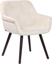 Liv's Gaupmelen Eetkamerstoel - Eetstoel - Eetkamerstoelen - Keukenstoelen - Modern - Beige - Hout - 67 cm x 60 cm x 83 cm