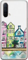 OnePlus Nord CE 5G hoesje siliconen - Amsterdam | OnePlus Nord CE case | multi | TPU backcover transparant