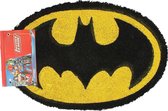 Batman Classic Bat Logo Deurmat Zwart/Geel - Officiële Merchandise