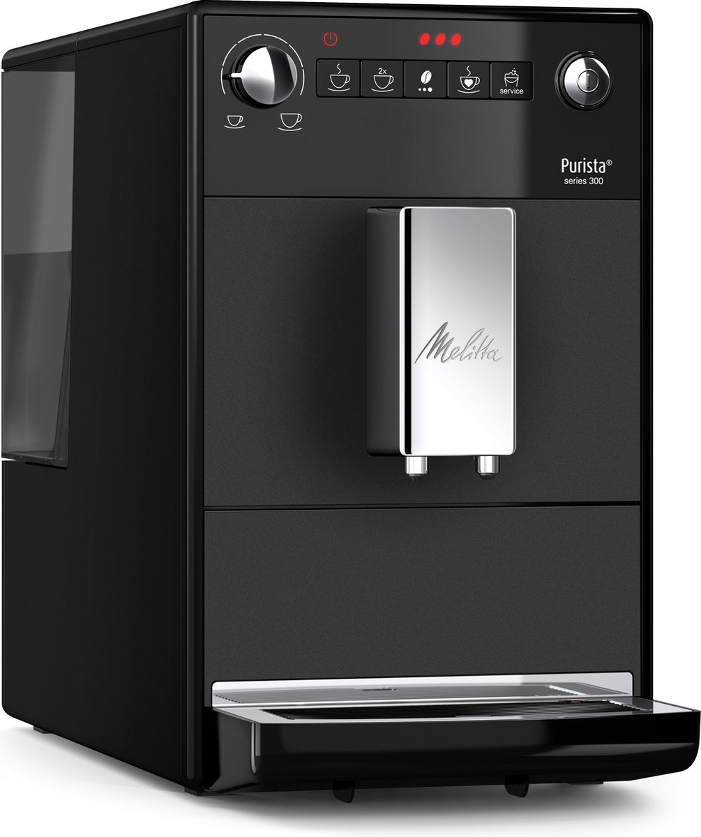 Afbeelding 2 van Melitta Purista volautomatische Espressomachine F230-104 matzwart