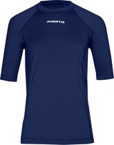 Masita | Sportshirt Heren Dames Ondershirt Ademend Vochtregulerend Trainingsshirt - NAVY BLUE - 140