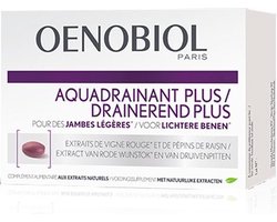 OENOBIOL Aquadrainant plus - Tegen Zware Benen - Vitamine C - Druivenpitextract - 45 Tabletten
