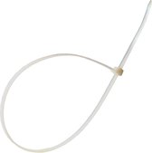 Profile de câble profilées - Non élastiques - 7,6 mm de large - 500 mm de long - Résistant au gel et aux UV - Wit