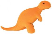 knuffel Dino Growly junior 35 cm fluweel oranje