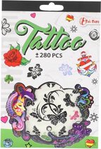 tattoo stickerboekje +280 stuks groen