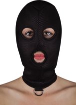 BDSM masker van netstof met D-ring