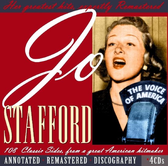 Jo Stafford 108 Classic Sides From A Great Hitmakers (4 CD), Jo