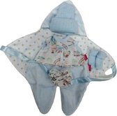 babypopkleding Baby Smile meisjes textiel blauw