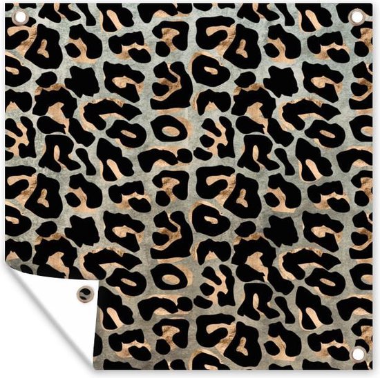 Posters de jardin animalier - Panthère - Luxe - 50x50 cm - Toile de jardin