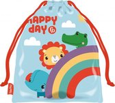 gymtas Happy Day junior 26,5 x 21,5 cm polyester