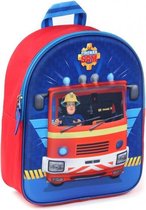 rugzak 7 L jongens 31 x 12 x 25 cm polyester blauw