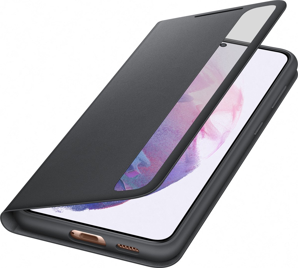 Samsung - Clear View Hoesje - Galaxy S21 Plus - Zwart