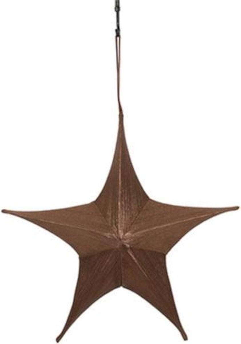Non-branded Kersthanger Ster Maria 65 Cm Textiel Brons Maat S