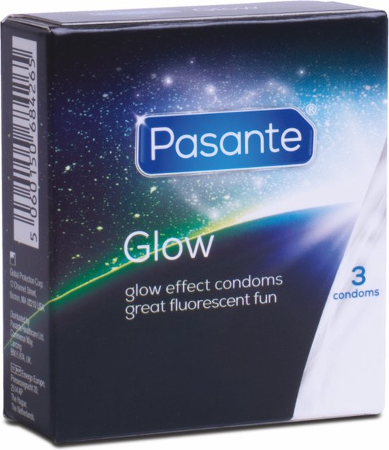 Pasante Glow In The Dark - Condooms - 3stuks