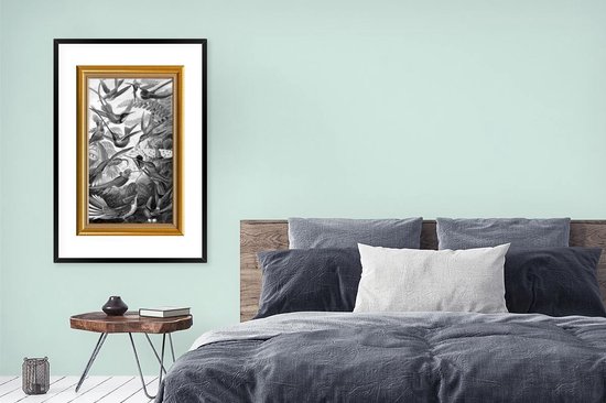 Cadre photo avec affiche - Oeuvre d'art - Peintre - Cadres - Or - 80x120 cm - Cadre pour affiche