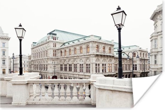 Affiche Vienne - Opéra - Autriche - 30x20 cm