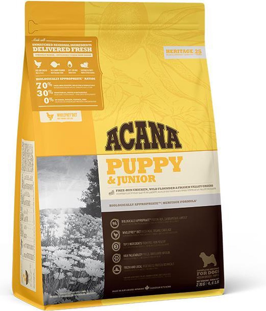 Acana HERITAGE Puppy & Junior 2 kg. | 2 kilogram