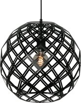 Freelight Emma hanglamp - bollamp - kap Ø40 cm - E27 - in hoogte verstelbaar tijdens installatie - zwart