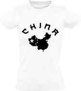 China Dames t-shirt | Wit