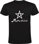 Morocco Heren t-shirt | marokko | Zwart