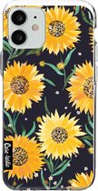 Casetastic Apple iPhone 12 Mini Hoesje - Softcover Hoesje met Design - Sunflowers Print