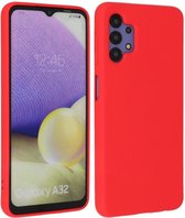 Samsung Galaxy A32 4G Hoesje Fashion Backcover Telefoonhoesje Rood