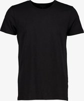 Unsigned heren T-shirt zwart ronde hals - Maat XL