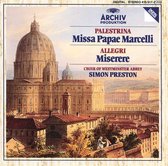 Palestrina: Missa Papae Marcelli / Allegri: Misere (CD)