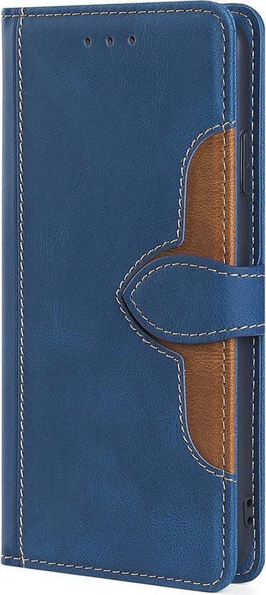 Etui Book Case pour iPhone 11 avec Fermeture Magnétique - TPU - Cuir PU - Porte Carte - Apple iPhone 11 - Blauw