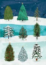 Nine Trees Greeting Card (GCX 907)