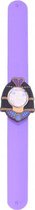 klaparmband/horloge Farao junior 22,5 cm paars