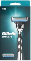Gillette Mach3 scheerapparaat voor mannen Zwart, Grijs