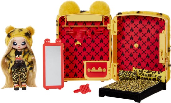 Na! Na! Na! Surprise 3-in-1 Backpack Bedroom Speelset Jennel Jaguar - Serie 2 - Modepop